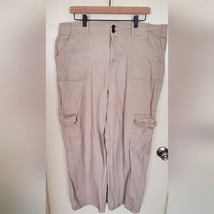 Beige Regeneration by Celebrity Pink Cargo Pants Size 20